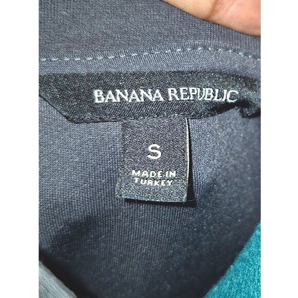 Banana Republic Women's Gray Purple Rayon Blend Sweatshirt Side Zippers Small - Picture 2 of 6